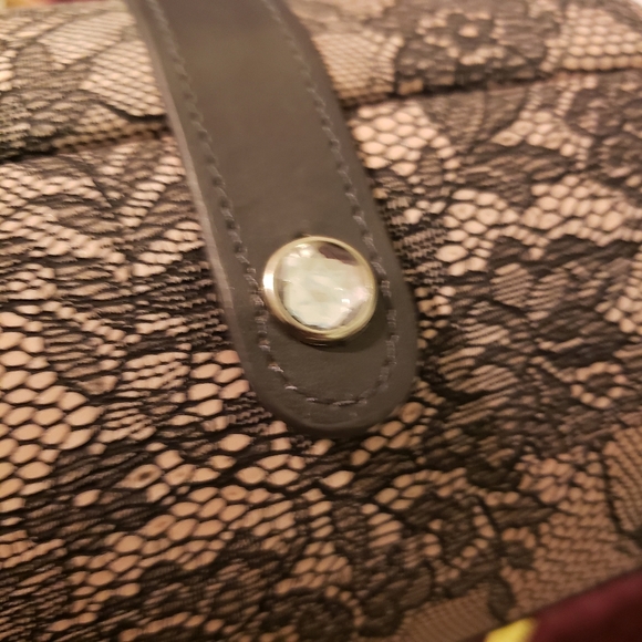 Tuscan design MINI jewelry box lace pink black - Picture 6 of 6